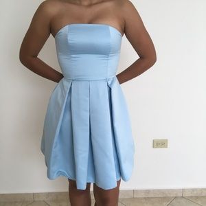 Custom made strapless dress